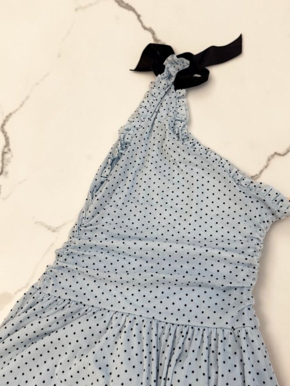 Urban Outfitters NWT Size Large Virginia One Shoulder Bow Detail Midi Dress - Picture 12 of 13